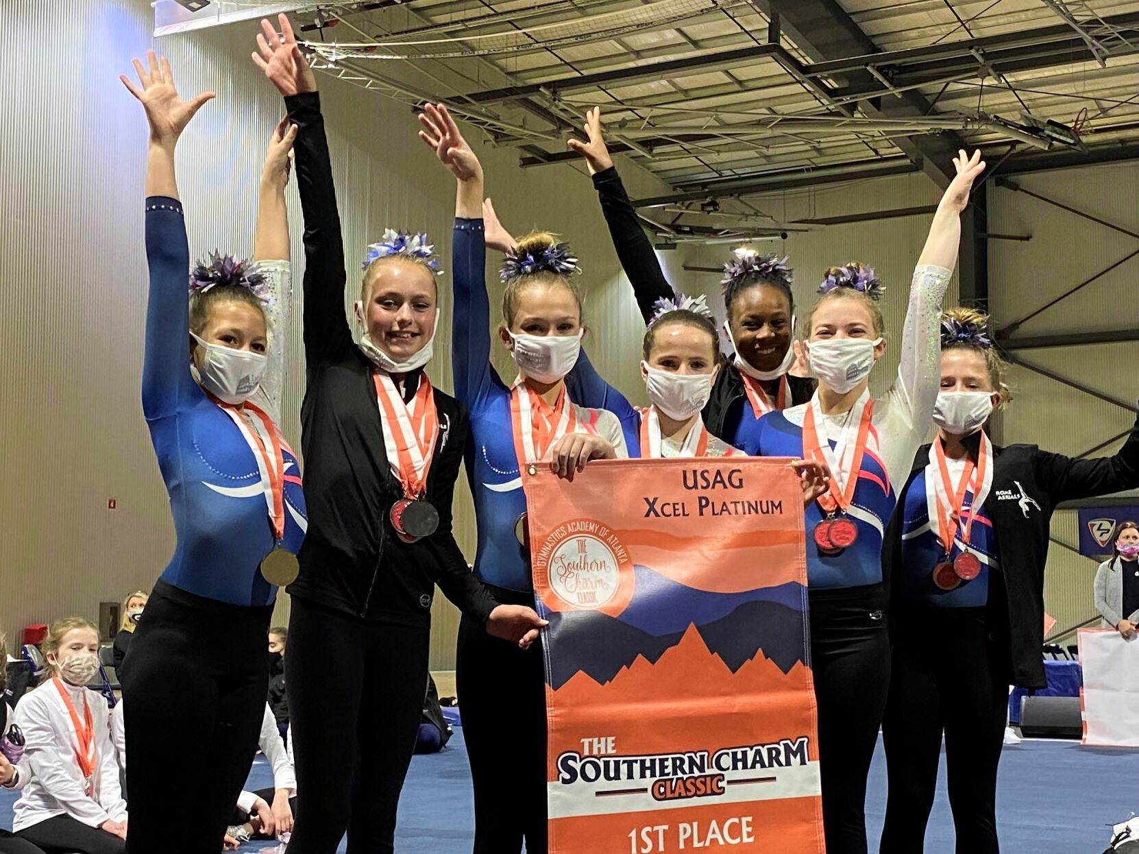 Rome Aerials Gymnastics take first place at first meet of 2021